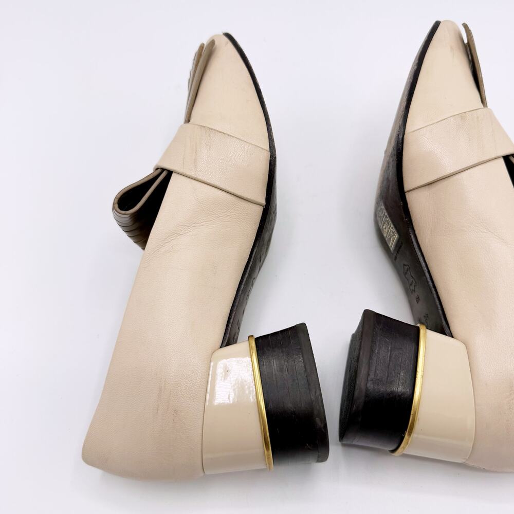 Tory Burch Multi Logo Kiltie Loafer Pumps (Size 6) - Picture 11 of 16